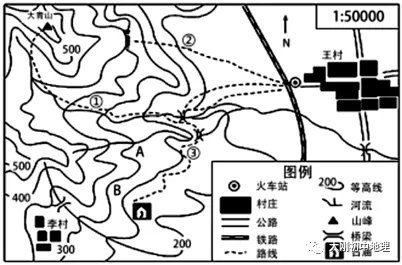 中考专训:等高线(精选50题) 第51张