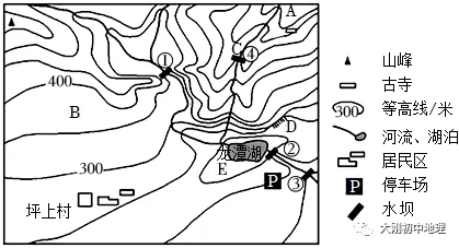 中考专训:等高线(精选50题) 第56张