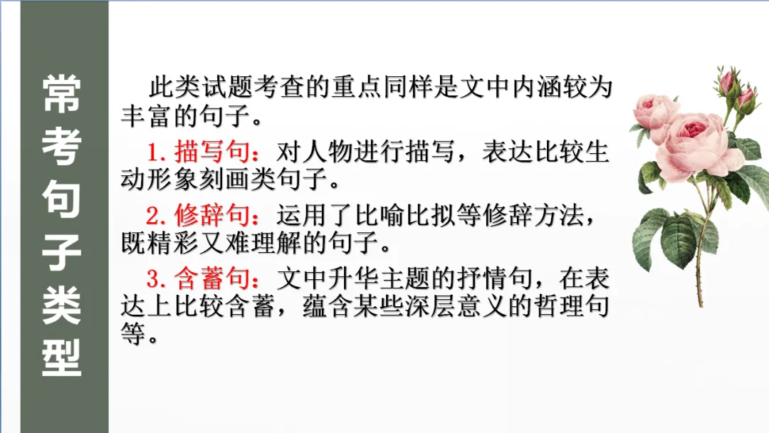 中考记叙文阅读理解复习(5)——句子赏析 第4张
