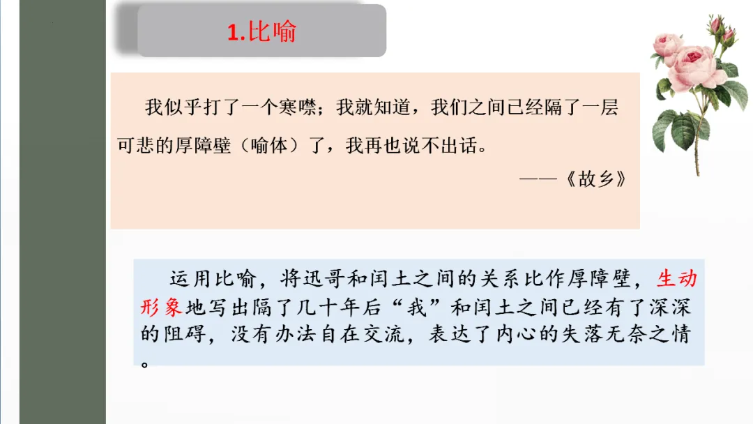 中考记叙文阅读理解复习(5)——句子赏析 第10张