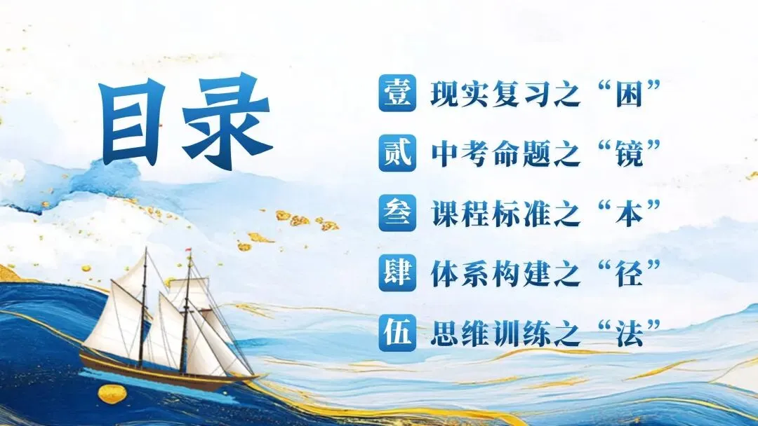 为思维架桥,为素养导航——中考复习框架的构建逻辑与教学建议 第3张