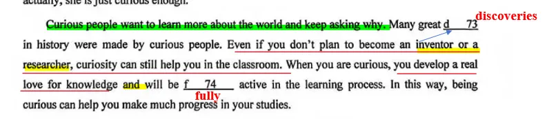 2026年嘉定中考英语一模首字母填空解析 第8张