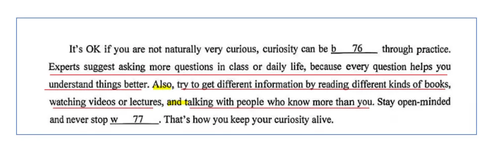 2026年嘉定中考英语一模首字母填空解析 第12张