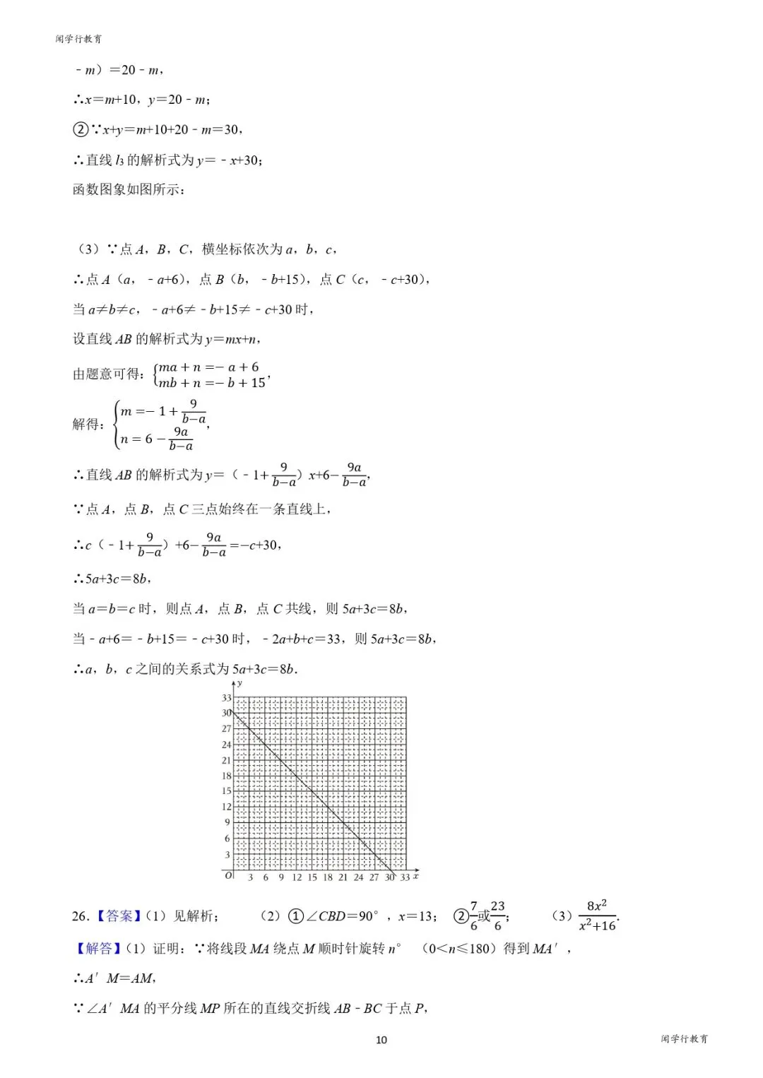 【中考数学】初中数学三视图万能解题模板【附:2023年河北省数学试卷】 第17张