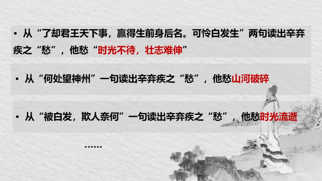 【2026年中考】古诗词专项复习:作者专题2辛弃疾诗歌--且论辛弃疾的愁(课件) 第19张