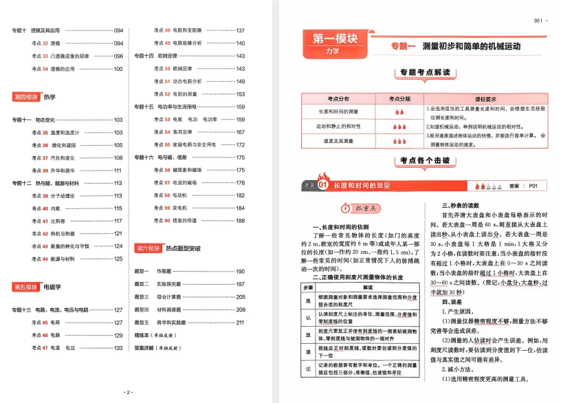 2026版语数英物化《一本•中考训练方案》新增物理、化学!2025版《一本 训练方案》物理化学 第3张