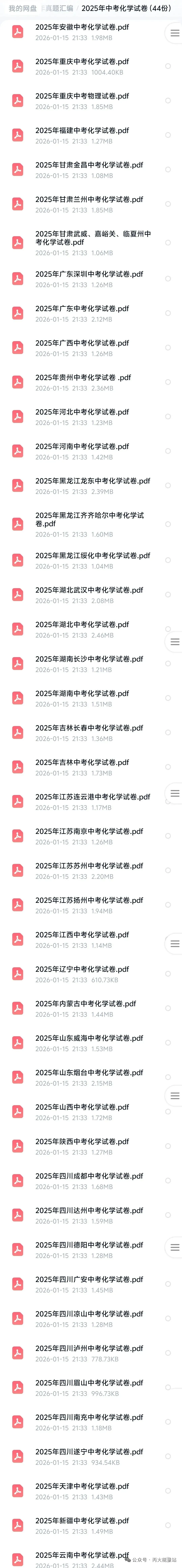 2026年中考全科备考联盟群更新2025年全国各地中考真题汇编 第4张