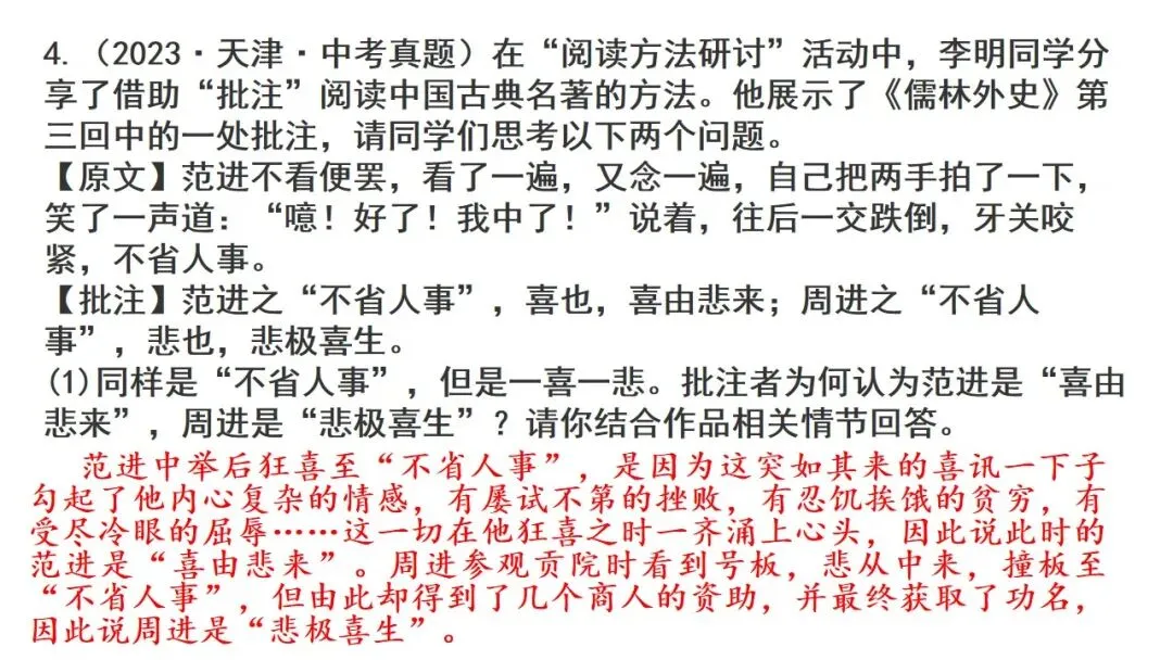 【备战中考】名著复习专题:《儒林外史》 第32张