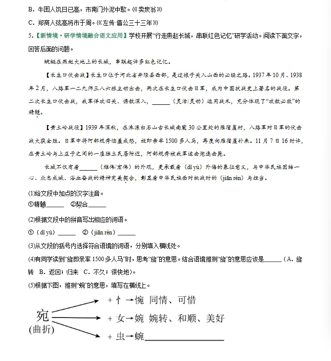 2026年中考语文一轮(基础知识)复习讲+练+测+小纸条速记清单,全国通用 第9张