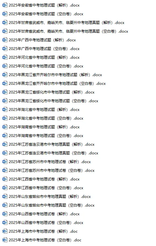 2025年中考真题单科汇总! 第62张