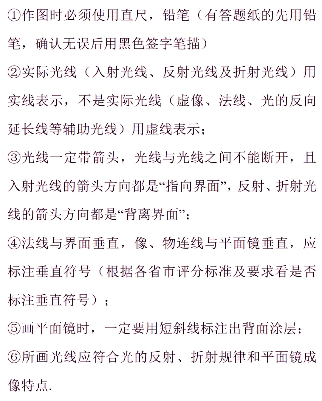 中考物理:教你搞定光学作图题 第9张