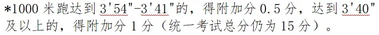 2026年上海中考体育标准来了! 第4张