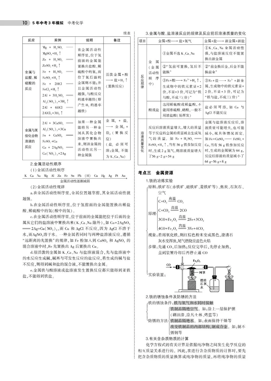 2026中考化学知识点总结(可下载,PDF电子打印版,推荐收藏) 第11张