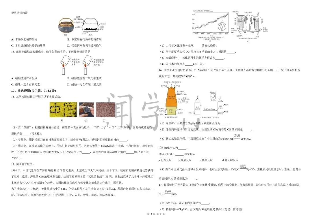 【中考化学】初中化学基础知识22天复习计划【附:2025年湖北省中考化学真题】 第65张