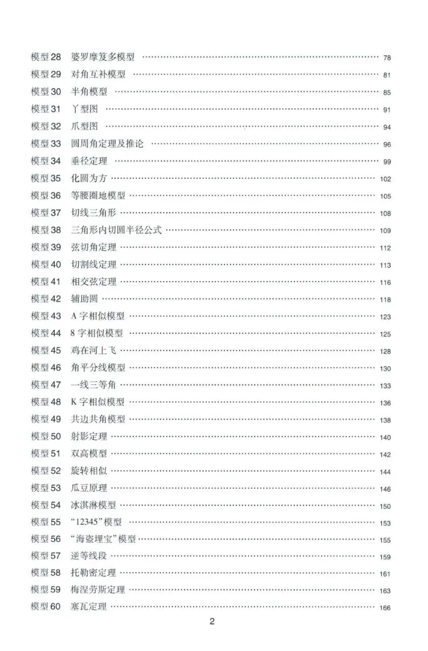 初中数学中考复习,110个核心技巧专练,解析详细 第3张