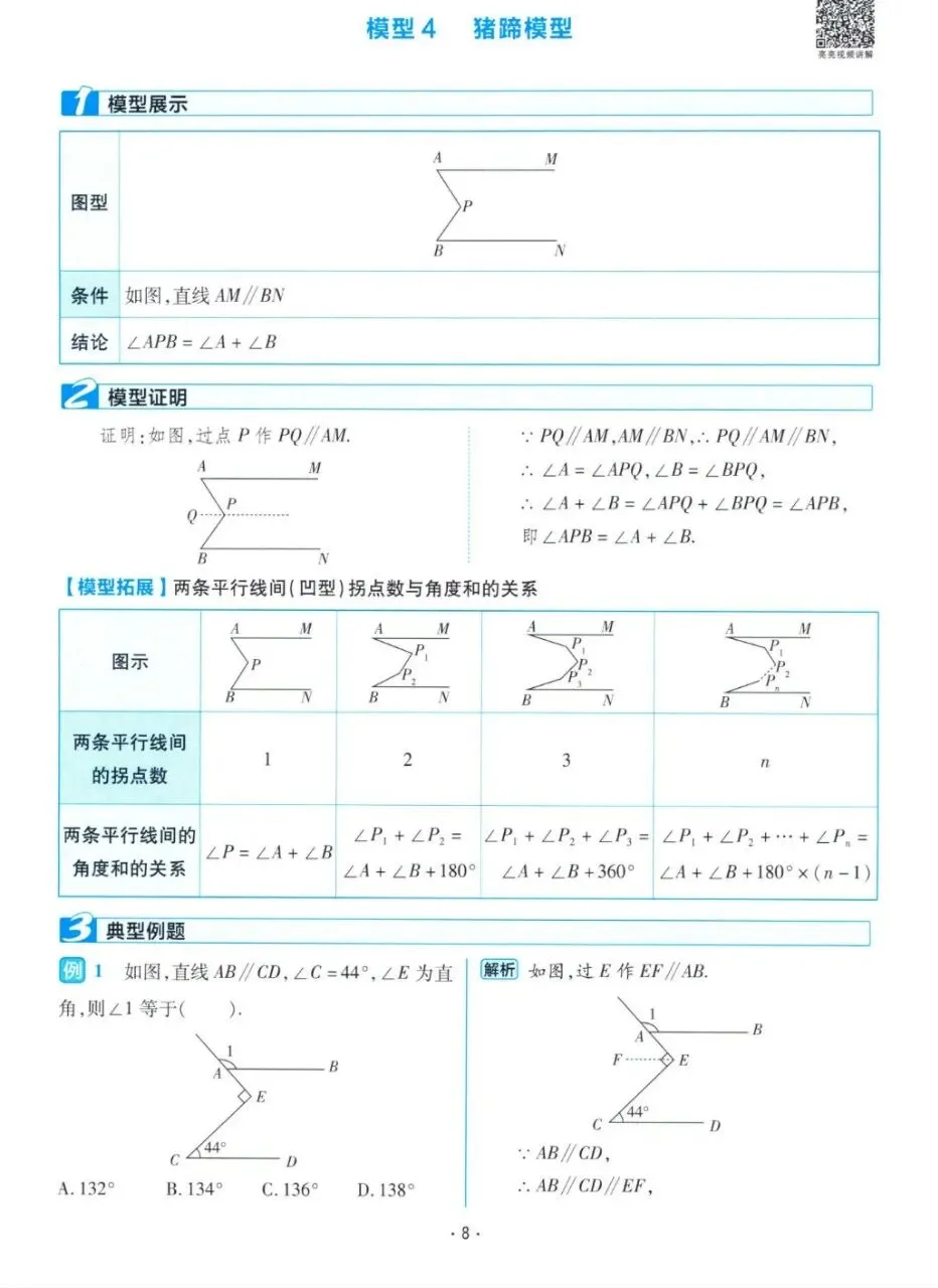 初中数学中考复习,110个核心技巧专练,解析详细 第8张