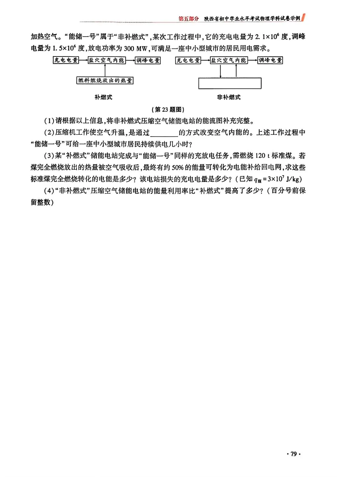 2026年陕西省中考物理示范卷一(含答案) 第9张