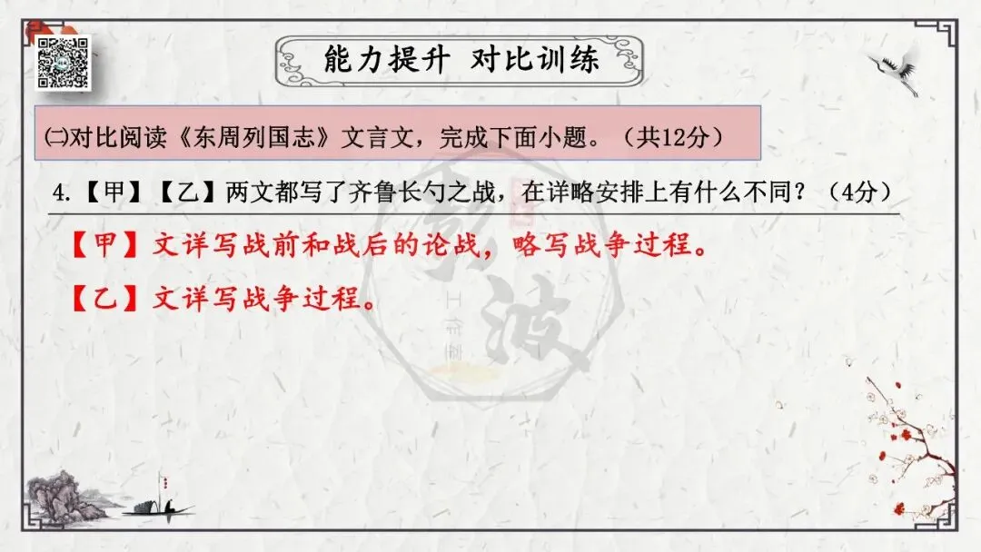 【中考专项复习课件】文言文40篇-36《曹刿论战》 第53张