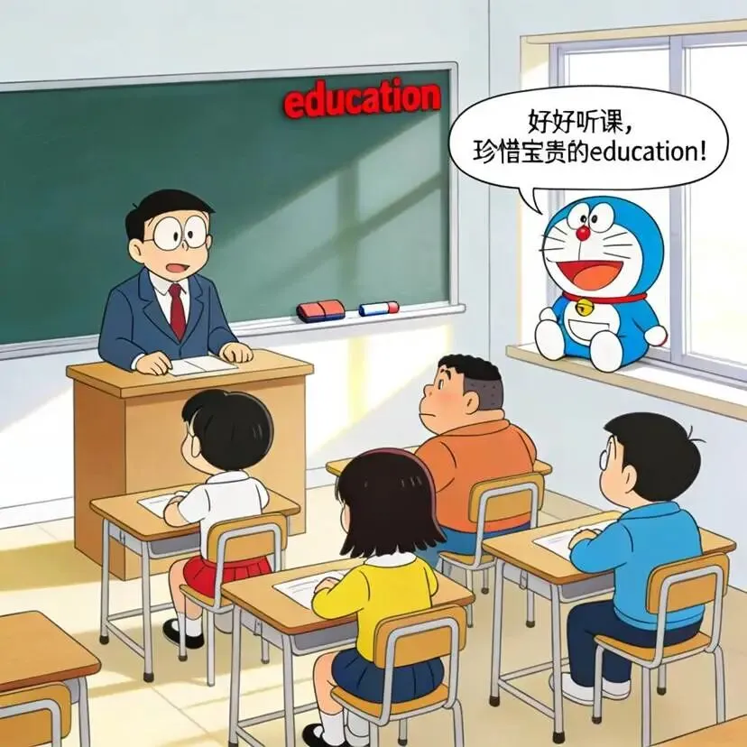 8个中考易考长难词汇,哆啦A梦带你轻松背 第2张