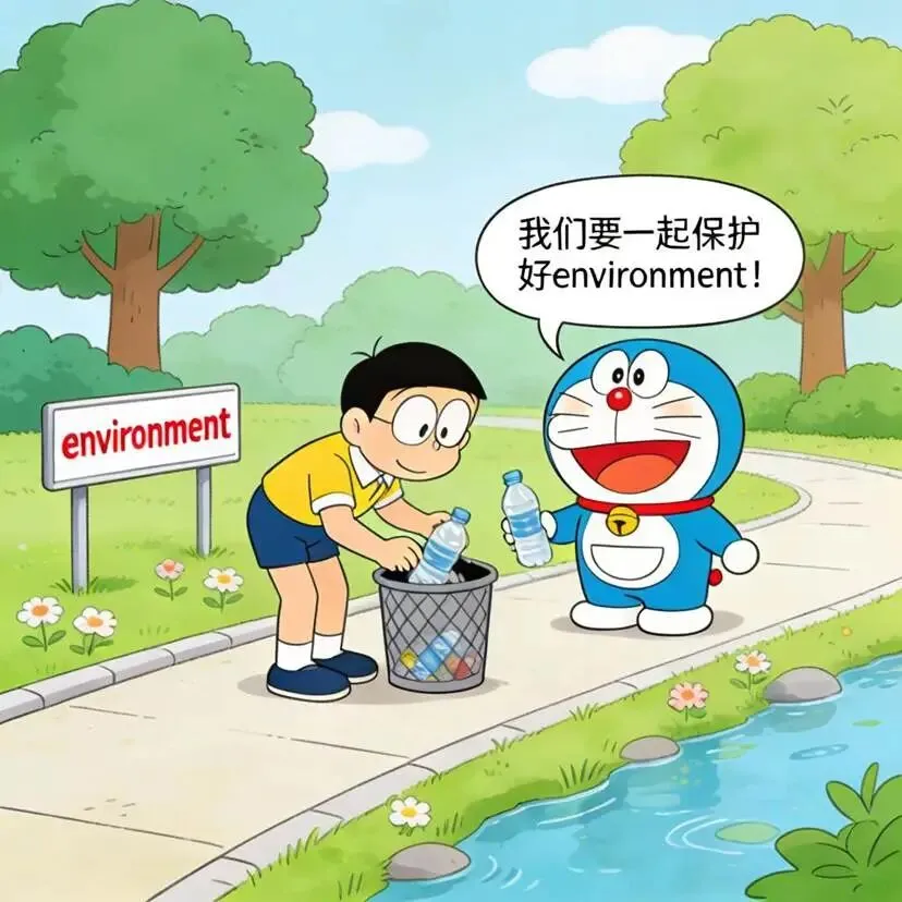 8个中考易考长难词汇,哆啦A梦带你轻松背 第4张