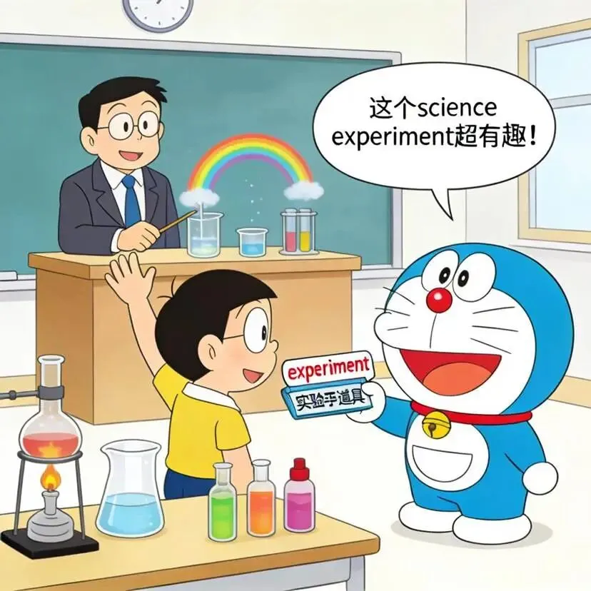 8个中考易考长难词汇,哆啦A梦带你轻松背 第5张