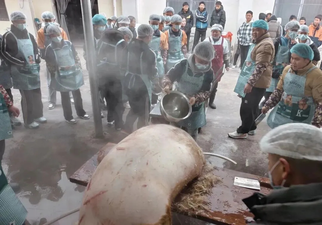 “传承民俗暖校园 凝心聚力助中考”花江中学迎新春杀年猪主题活动圆满落幕 第12张