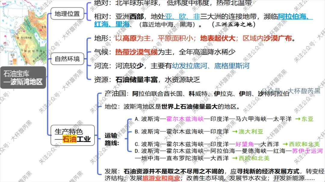 2026中考复习 | 浙江人文地理 第二章:认识世界 第五节世界典型区域 第8张