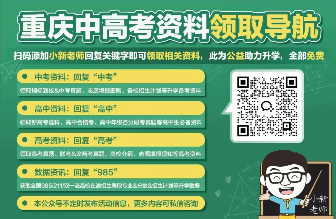 《2026中考白皮书》新鲜出炉,重庆初三家长必备实体书! 第19张 《2026中考白皮书》新鲜出炉,重庆初三家长必备实体书! 第19张