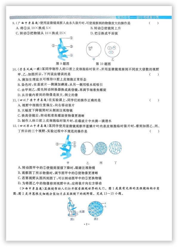 【2026】《初中生物•新中考精准分类觉醒卷》中考(人教版),超全知识点梳理、例题解析! 第6张