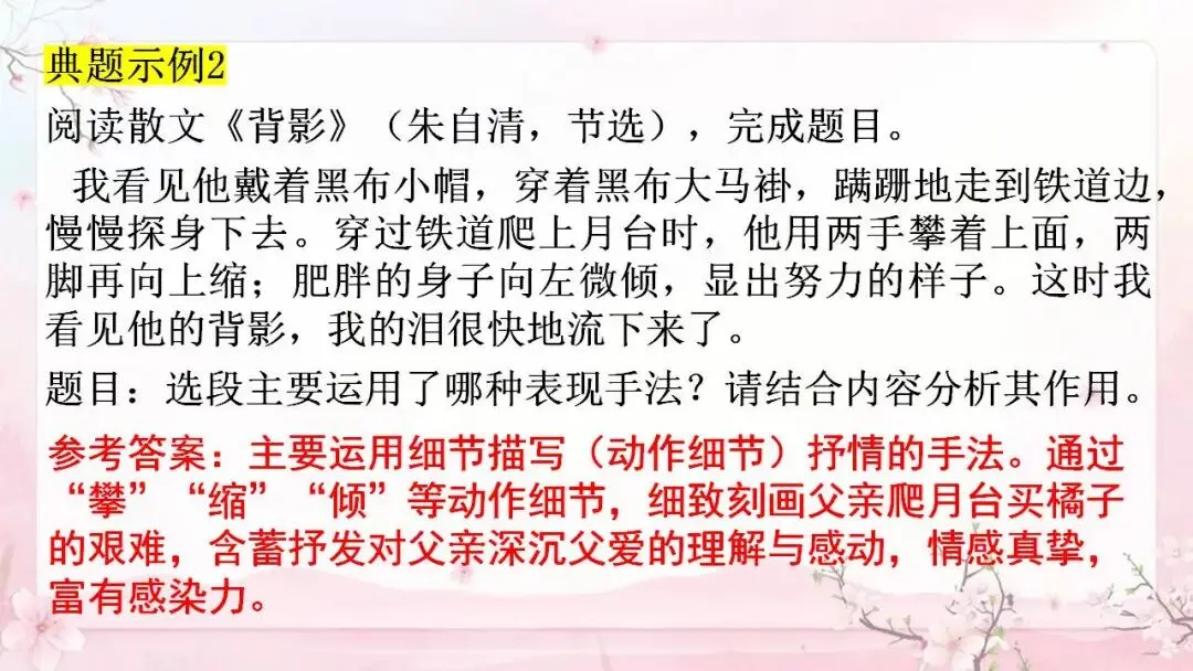 2026年中考语文专题复习讲义散文阅读精讲 第14张
