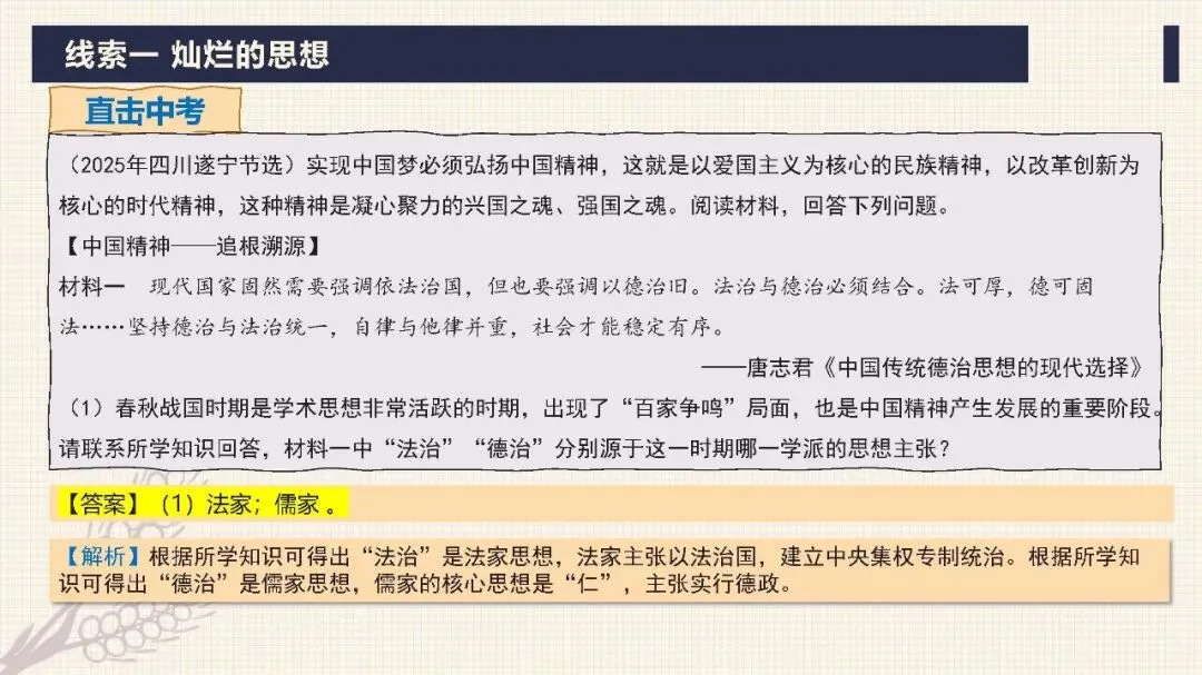 中考历史二轮专题复习课件 专题03 中华传统文化 文末下载 第10张 中考历史二轮专题复习课件 专题03 中华传统文化 文末下载 第10张
