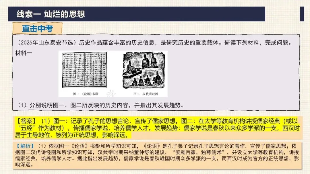中考历史二轮专题复习课件 专题03 中华传统文化 文末下载 第11张 中考历史二轮专题复习课件 专题03 中华传统文化 文末下载 第11张
