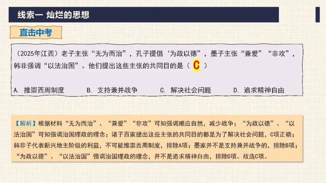 中考历史二轮专题复习课件 专题03 中华传统文化 文末下载 第13张 中考历史二轮专题复习课件 专题03 中华传统文化 文末下载 第13张