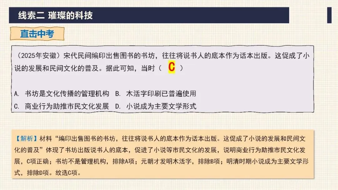 中考历史二轮专题复习课件 专题03 中华传统文化 文末下载 第27张 中考历史二轮专题复习课件 专题03 中华传统文化 文末下载 第27张