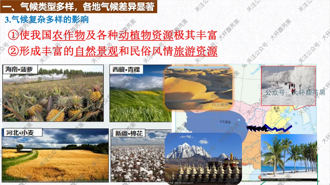 2026中考复习 | 浙江人文地理 第三章:认识中国 第二节中国自然环境和人文环境1(中国的地形、气候) 第14张