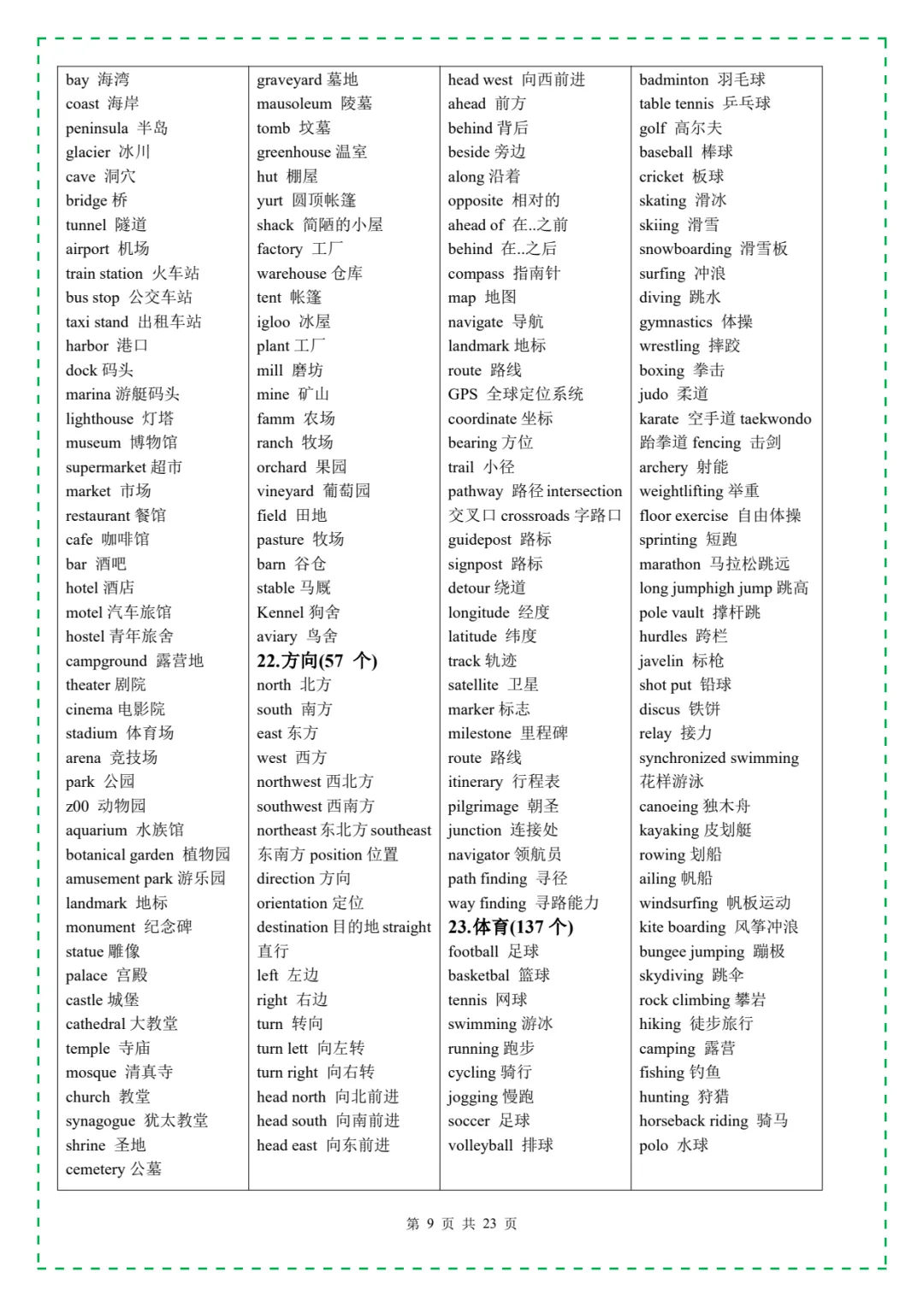 中考英语必背3500词汇,含单词默写本+自测本,英译汉+汉译英「电子版、下载」 第12张