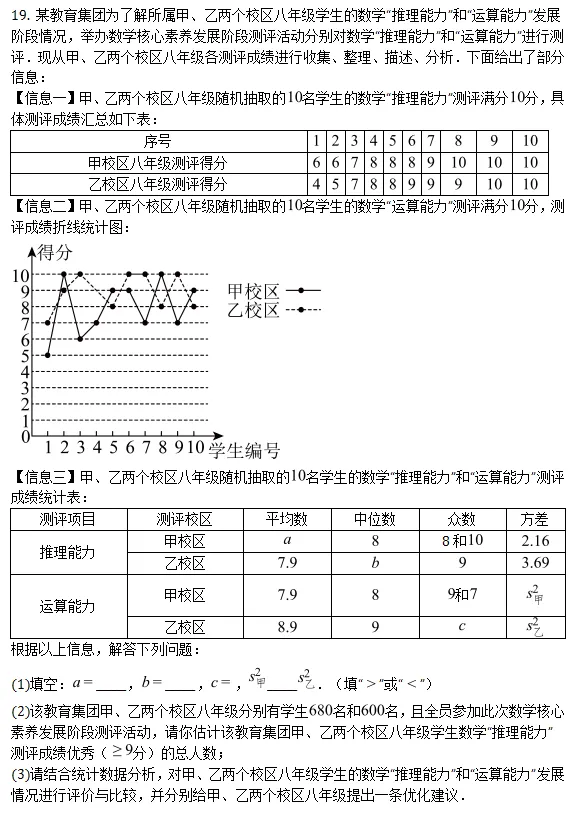 中考模拟||2026年重庆市中考模拟数学试卷(含难题答案解析) 第6张