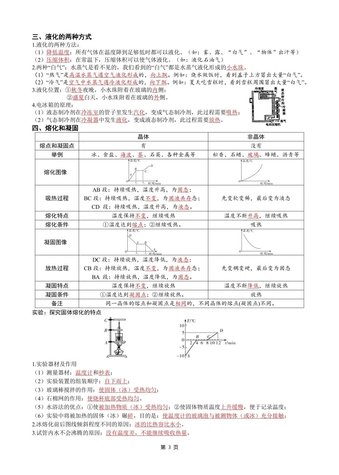 中考物理知识点汇整大全打印版,收藏啦. 第5张