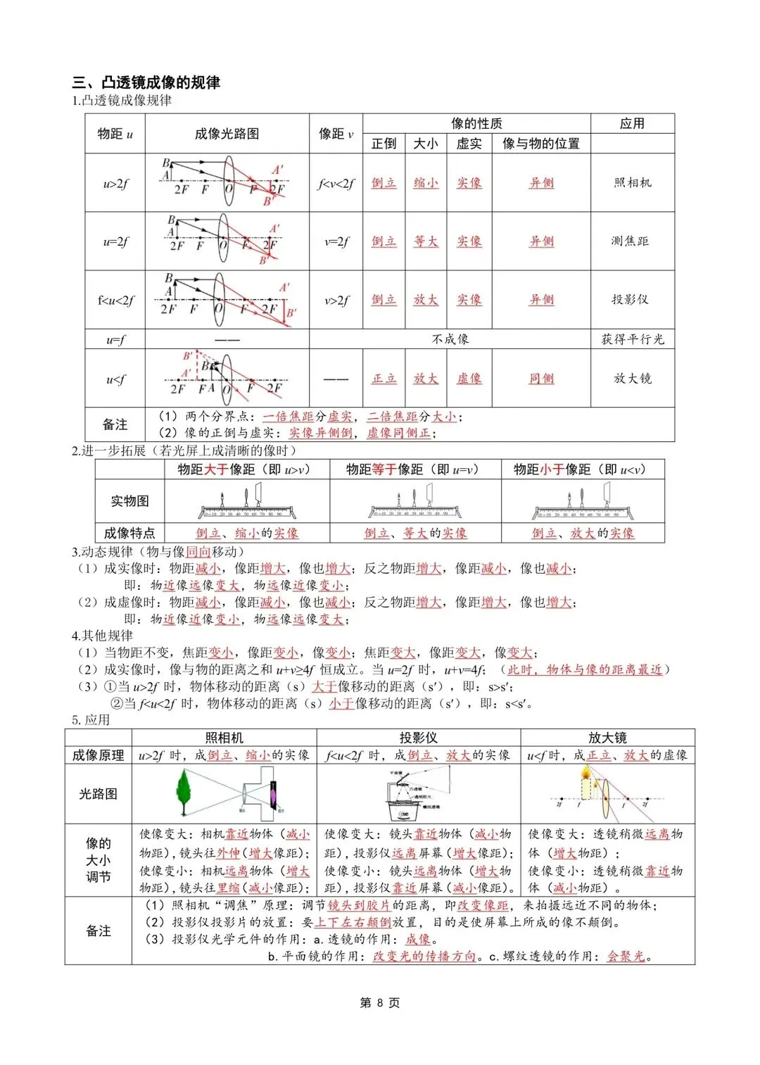 中考物理知识点汇整大全打印版,收藏啦. 第10张