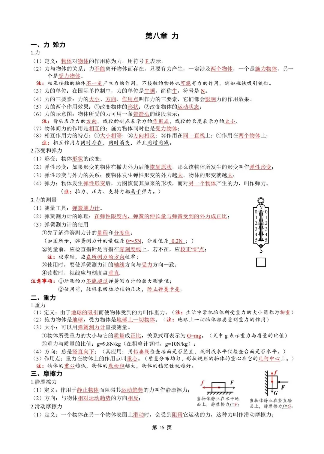 中考物理知识点汇整大全打印版,收藏啦. 第17张