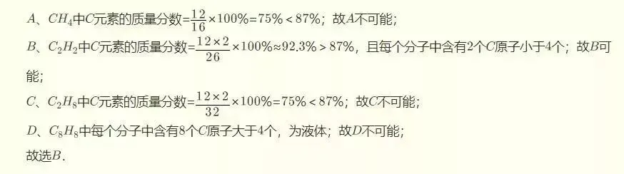 中考化学计算题的十种解题技巧+例题 第8张