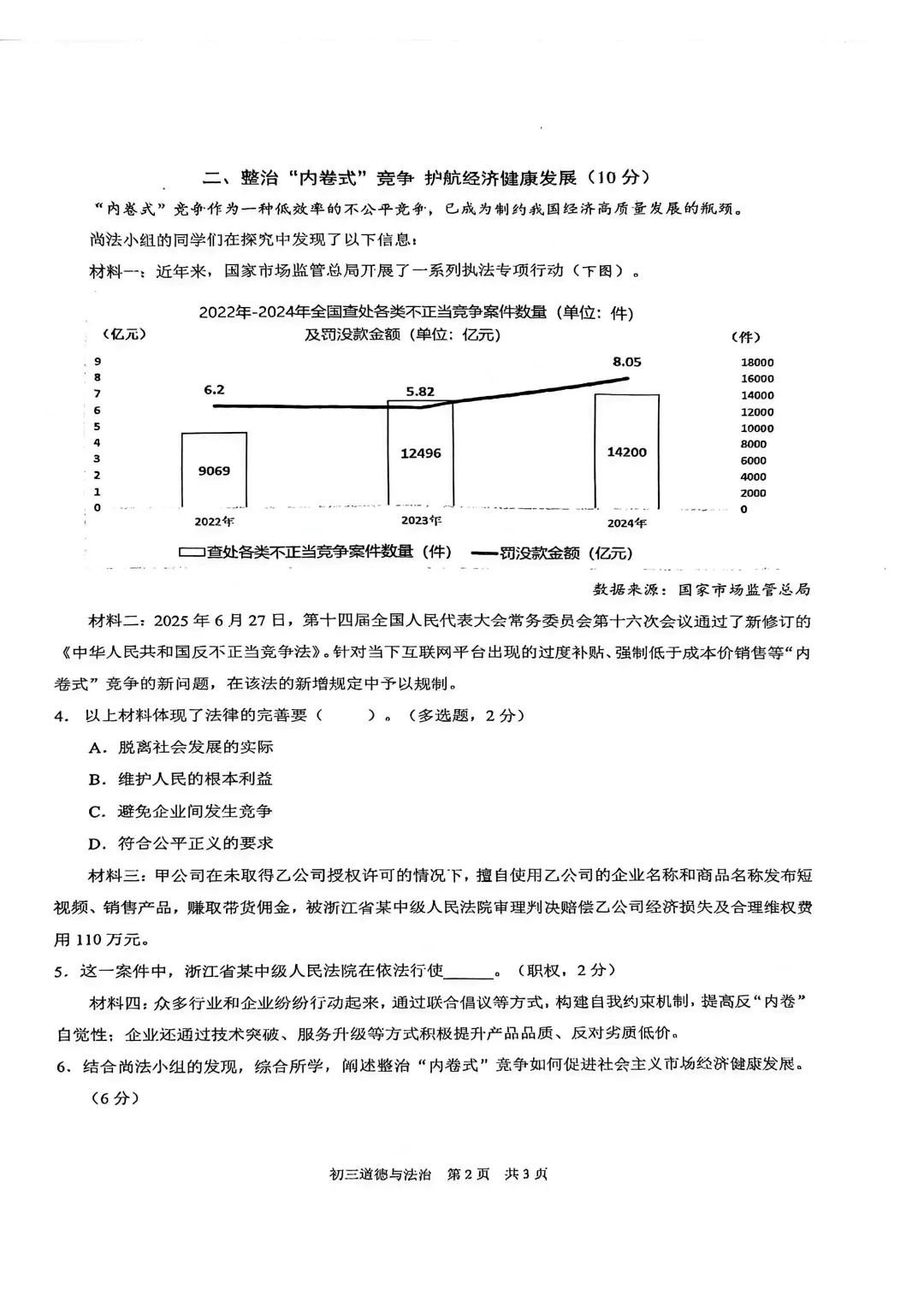 中考 | 2026上海初三一模16个区各科试卷更新中~ 第152张 中考 | 2026上海初三一模16个区各科试卷更新中~ 第152张