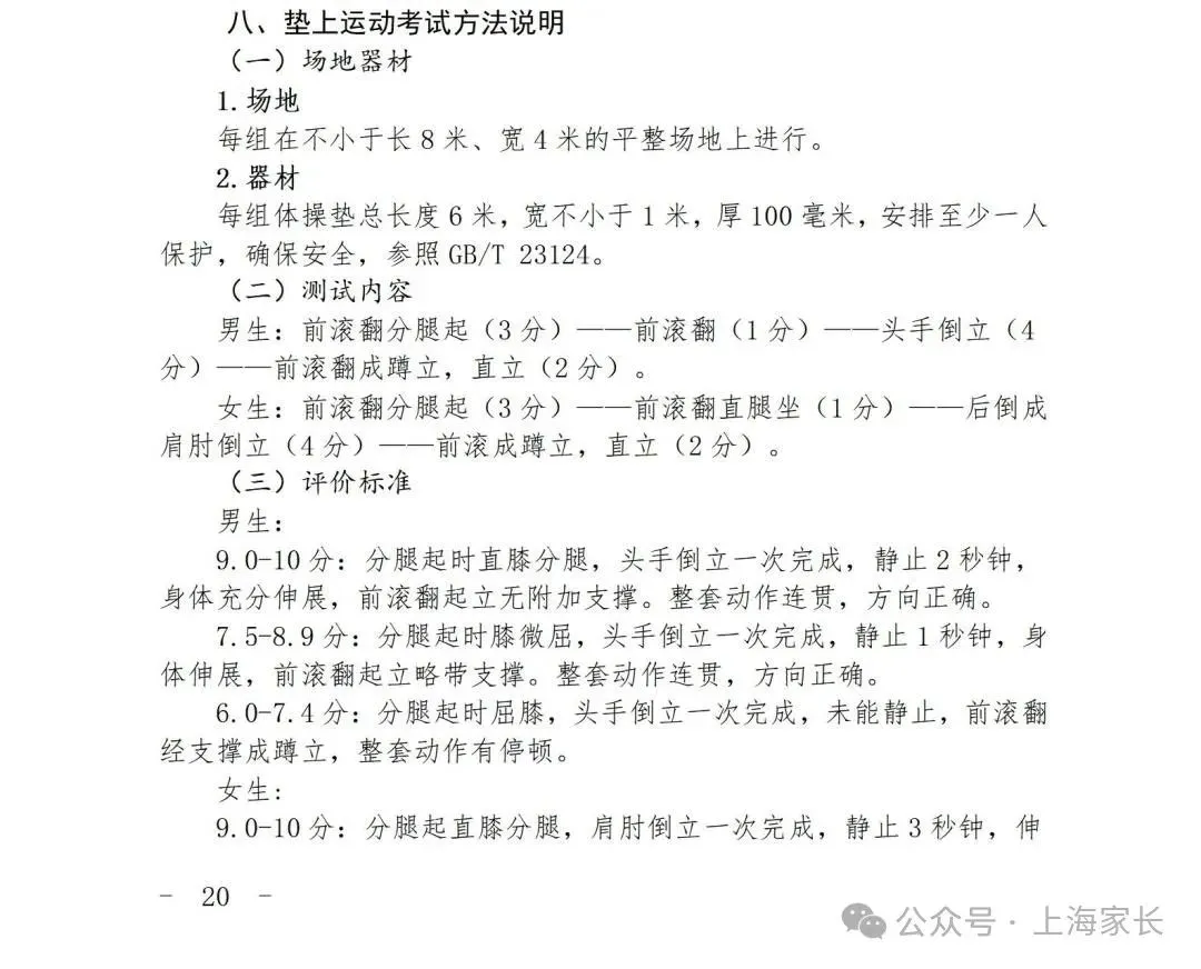 2026上海中考体育标准曝光!这27项赛事满足1项,就可申请免考→ 第33张 2026上海中考体育标准曝光!这27项赛事满足1项,就可申请免考→ 第33张