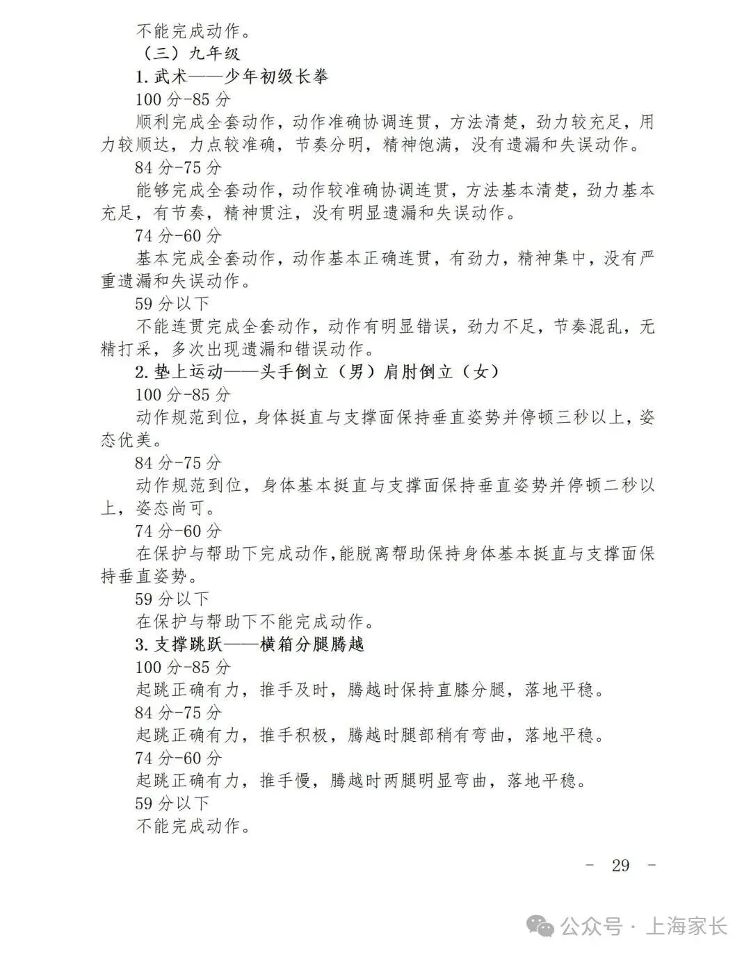 2026上海中考体育标准曝光!这27项赛事满足1项,就可申请免考→ 第49张 2026上海中考体育标准曝光!这27项赛事满足1项,就可申请免考→ 第49张