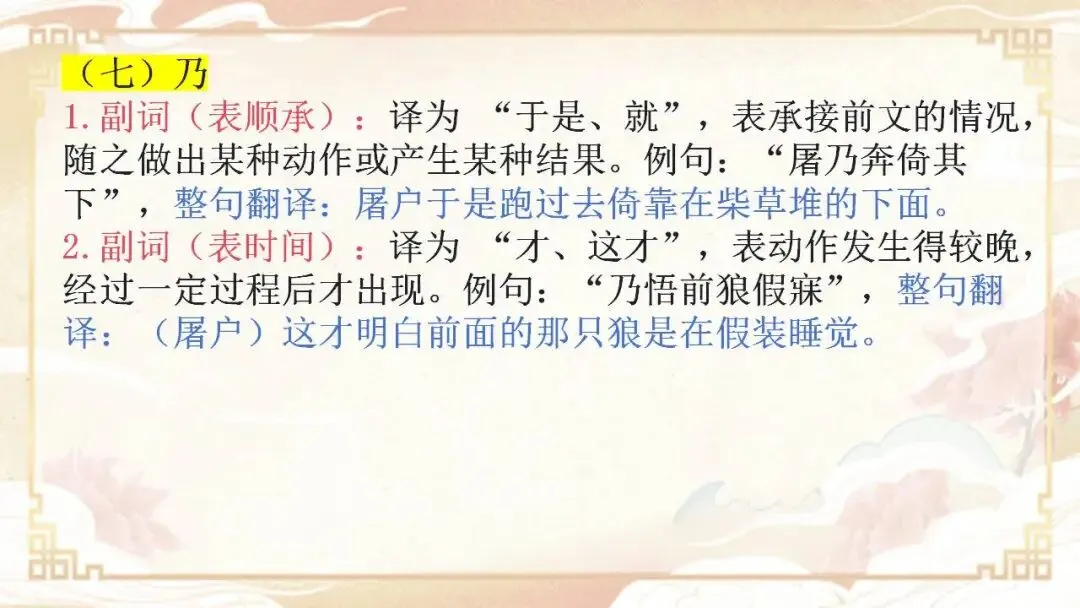 中考文言虚词核心知识点整合 第17张