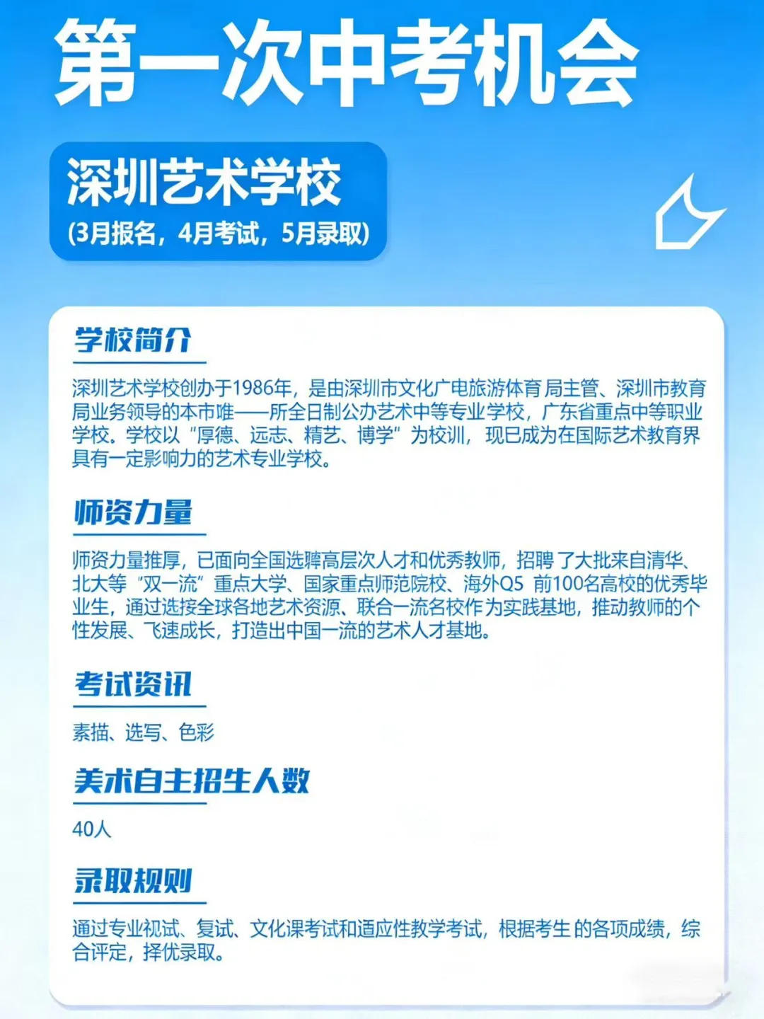 美术艺考丨深圳中考美术特长生报考全攻略,建议收藏! 第10张