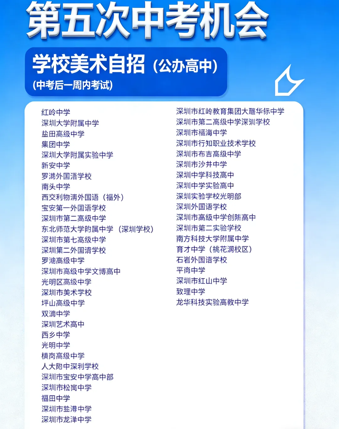 美术艺考丨深圳中考美术特长生报考全攻略,建议收藏! 第14张