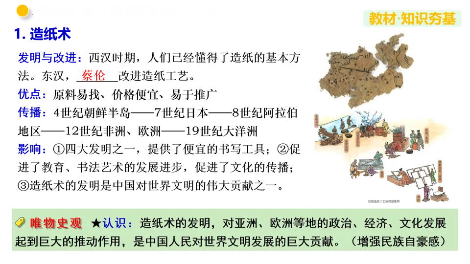 【中考复习】|专题03 秦汉时期:统一多民族国家的建立和巩固 第39张