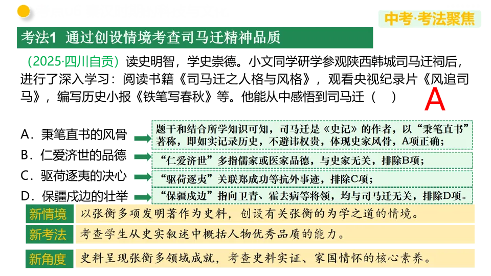 【中考复习】|专题03 秦汉时期:统一多民族国家的建立和巩固 第44张