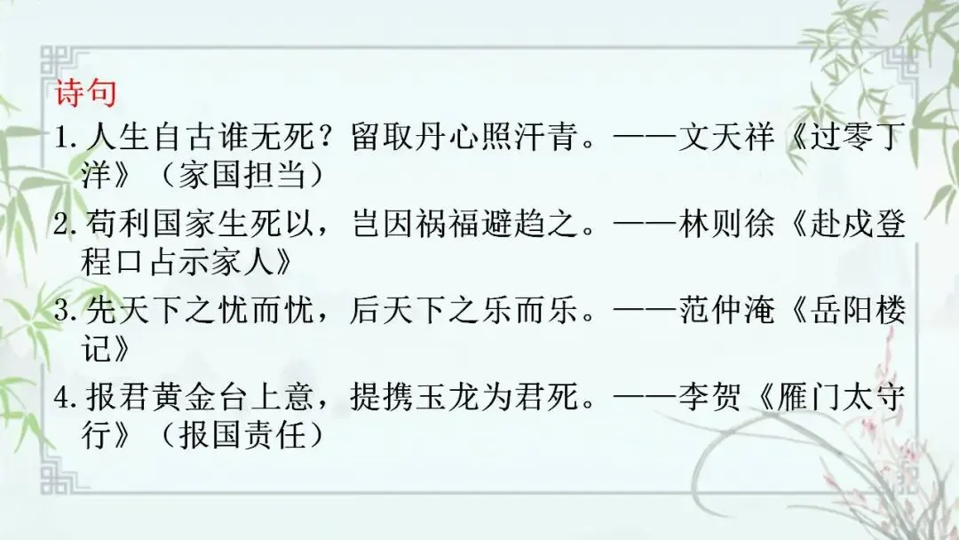 2026年中考语文一轮复习-初中议论文写作素材积累 第14张